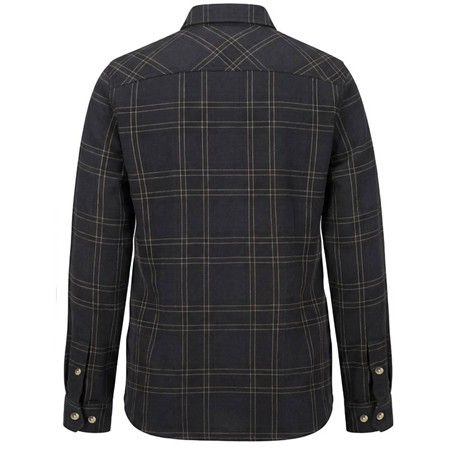 CHEMISE MANCHES LONGUES HOMME PINEWOOD FINNVEDEN FOREST FLANNEL - D.NAVY/BLACK