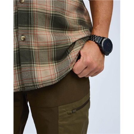 CHEMISE MANCHES LONGUES HOMME PINEWOOD FINNVEDEN FOREST FLANNEL - OLIVE/D.GREEN