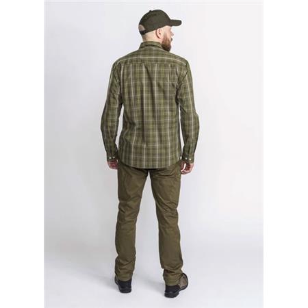 CHEMISE MANCHES LONGUES HOMME PINEWOOD GLENN INSECTSAFE - OLIVE/VERT
