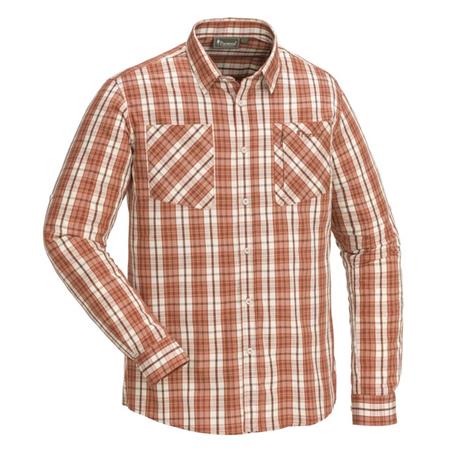 CHEMISE MANCHES LONGUES HOMME PINEWOOD GLENN INSECTSAFE - TERRACOTTA