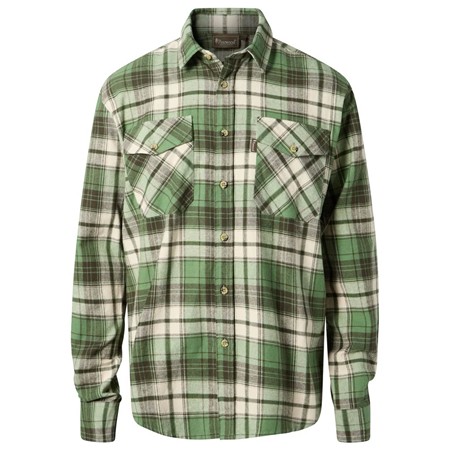 Chemise Manches Longues Homme Pinewood Härjedalen - Sage Green/Mossgr