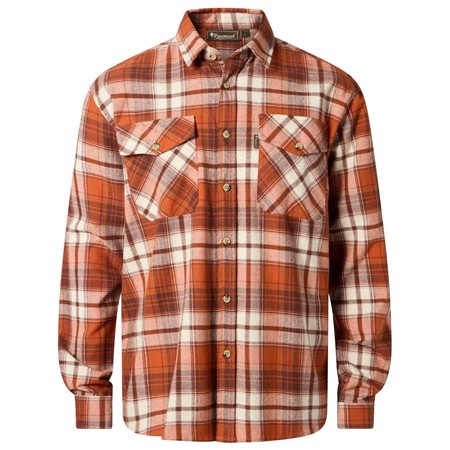 Chemise Manches Longues Homme Pinewood Härjedalen - Terracotta/Brown