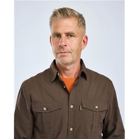 CHEMISE MANCHES LONGUES HOMME PINEWOOD INSECTSAFE POPLIN - D.OLIVE