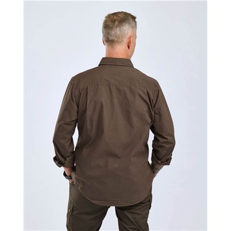 CHEMISE MANCHES LONGUES HOMME PINEWOOD INSECTSAFE POPLIN - D.OLIVE