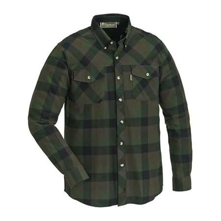 Chemise Manches Longues Homme Pinewood Lumbo - Green/Black