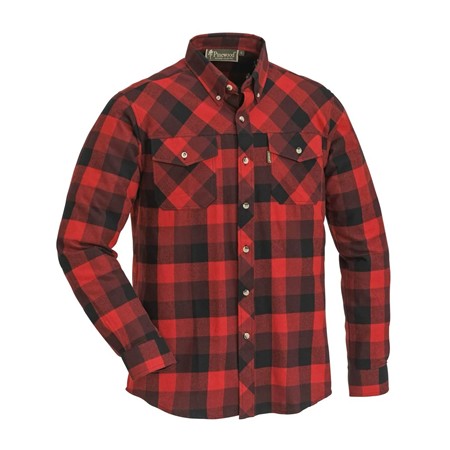 Chemise Manches Longues Homme Pinewood Lumbo - Red/Black