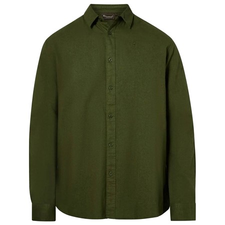 Chemise Manches Longues Homme Pinewood Värnamo Insectsafe Hemp Mix L/S - Pine Green