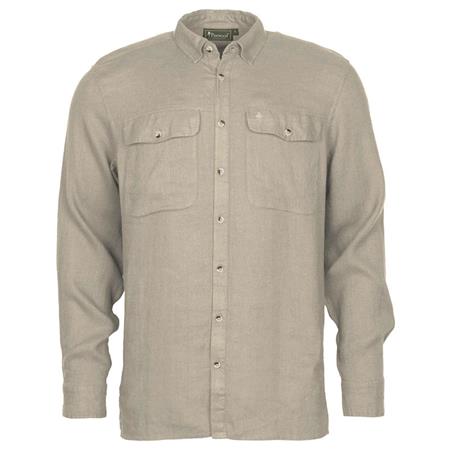Chemise Manches Longues Homme Pinewood Värnamo Insectsafe Linen L/S - Bleu
