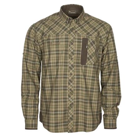 CHEMISE MANCHES LONGUES HOMME PINEWOOD WOLF - VERT