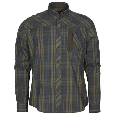 CHEMISE MANCHES LONGUES HOMME PINEWOOD WOLF - VERT
