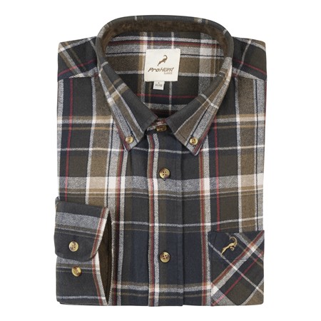 CHEMISE MANCHES LONGUES HOMME PROHUNT SPRINGER - MARINE/KAKI/IBEX