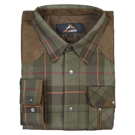CHEMISE MANCHES LONGUES HOMME PROHUNT WINDBREAKER BRECY - KAKI