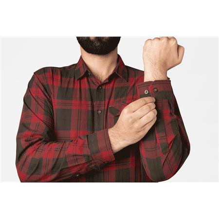 CHEMISE MANCHES LONGUES HOMME SEELAND HIGHSEAT SHIRT - ROUGE