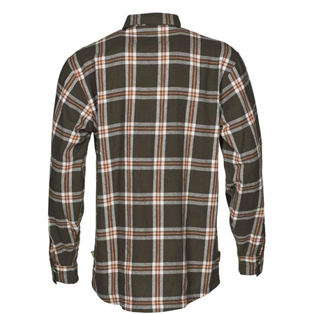CHEMISE MANCHES LONGUES HOMME SWEDTEAM CREST COTTON - VERT
