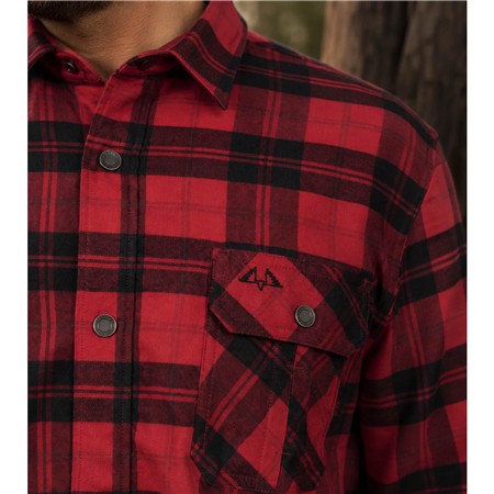 CHEMISE MANCHES LONGUES HOMME SWEDTEAM CREST MESH SHIRT - ROUGE