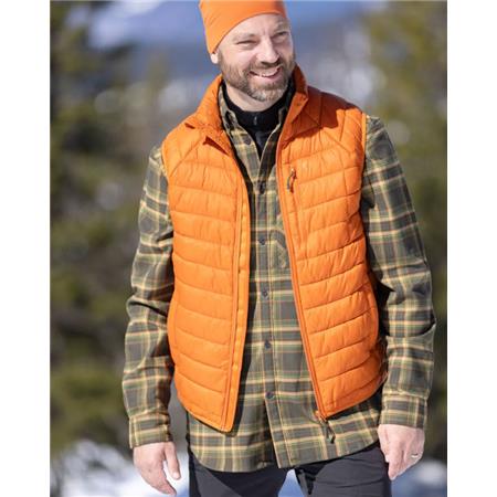 CHEMISES MANCHES LONGUES HOMME PINEWOOD ABISKO HIKING FLANNEL - MOSS GREEN