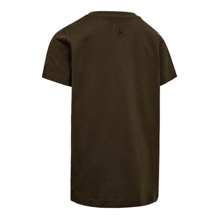 CHILDREN'S SHORT-SLEEVED T-SHIRT DEERHUNTER WESTY - FALLEN LEAF
