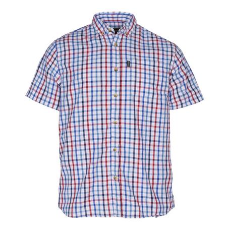 Cimicia A Maniche Corte Uomo Pinewood Summer - Blanc/Bleu