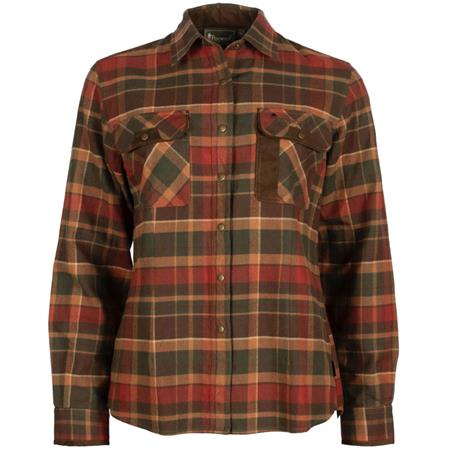 Cimicia Maniche Lunghe Donna Pinewood Prestwick Exclusive - Green/Terracotta
