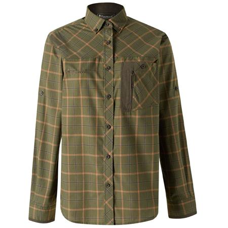 Cimicia Maniche Lunghe Donna Pinewood Wolf - Green/Terracotta