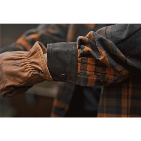 CIMICIA A MANICHE LUNGHE UOMO HARKILA PAJALA - BOMBAY BROWN