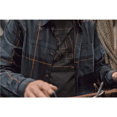 CIMICIA UOMO CON MANICHE LUNGHE HARKILA AKSE L/S - BLACKBERRY CHECK