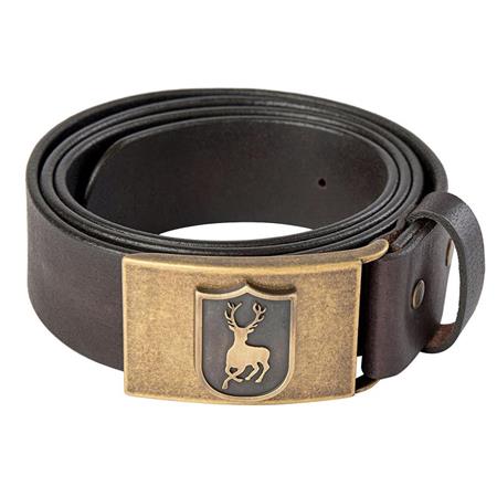 Cintura Deerhunter Leather Belt Quadrati Arancione