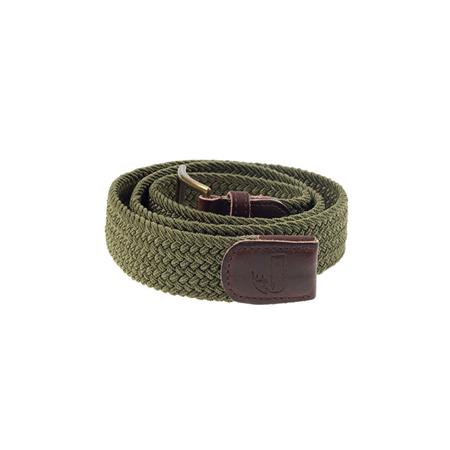 CINTURA JANUEL TRESSE ÉLASTIQUE - KAKI