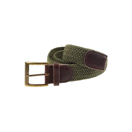 CINTURA JANUEL TRESSE ÉLASTIQUE - KAKI