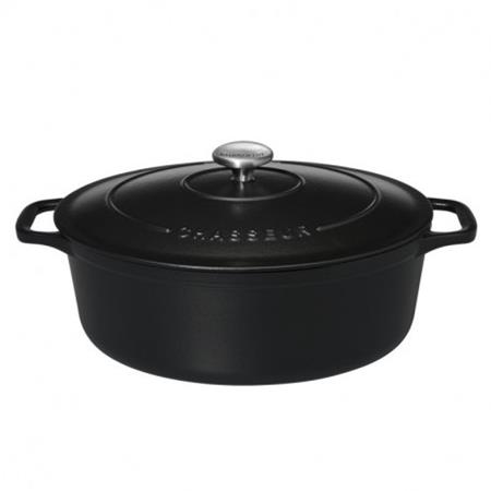 Cocotte In Ghisa Chasseur Ovale - Noir Mat
