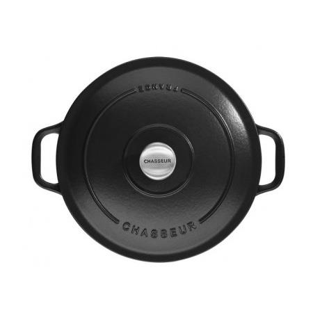 COCOTTE IN GHISA CHASSEUR RONDE - NOIR MAT