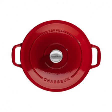 COCOTTE IN GHISA CHASSEUR RONDE - RUBIS