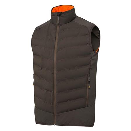 Colete Acolchoado Sem Mangas Para Homem Beretta Bezoar Hybrid Vest - Castanho