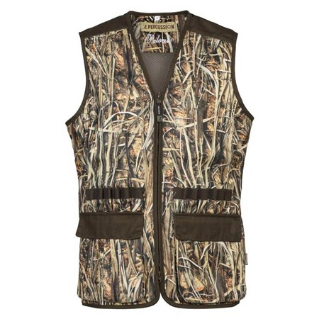 Colete De Caça Masculino Percussion Palombe - Ghost Camo Molhado