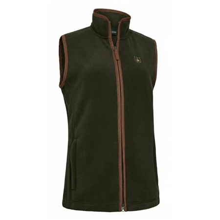 Colete Polar Sem Mangas Feminino Deerhunter Lady Cumbria Fleece - Floresta Brasa