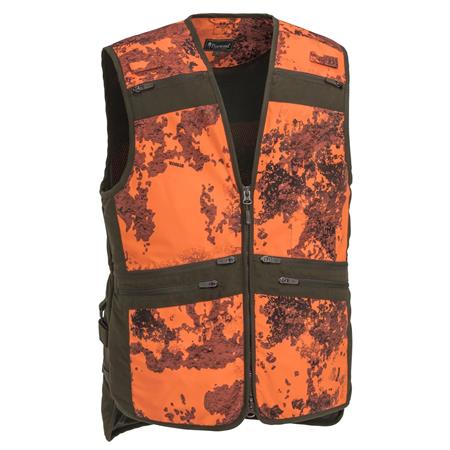 Colete Sem Mangas Homem Pinewood Furudal Hunter Pro Vest Laranja Camo