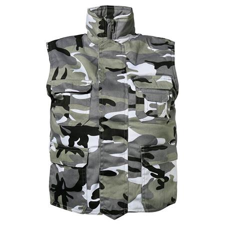 Colete Sem Mangas Júnior Percussion Rangers Acolchoado Camo