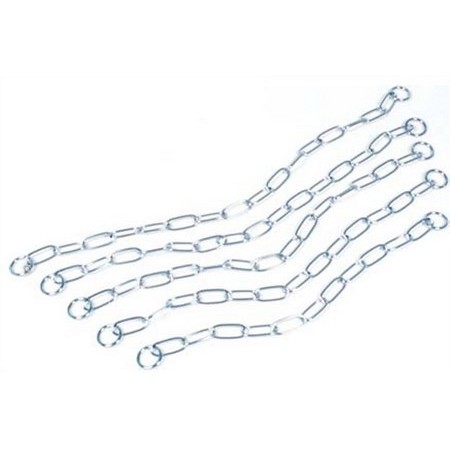 Collar Perro Cadena Pastor Cromado