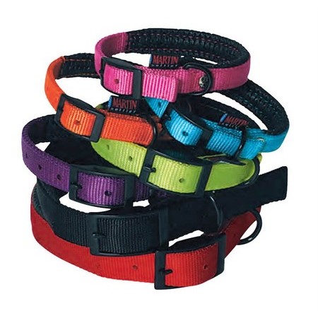 Collare Cane Nylon Unito Dritto Comfort Martin Sellier