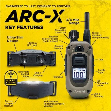 COLLARE DA ADDESTRAMENTO DOGTRA ARC-X KIT 1 CANE