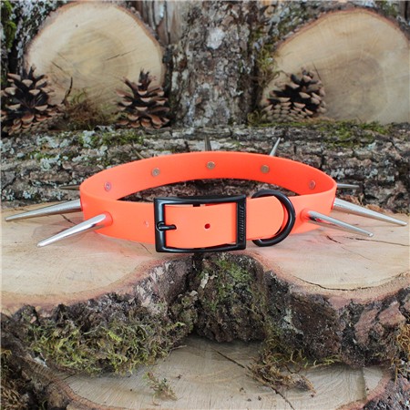COLLIER CHIEN CANIHUNT ANTI AGRESSION 25MM - ORANGE