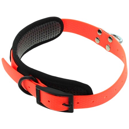 COLLIER CHIEN CANIHUNT CHIEN DE SANG PVC - ORANGE