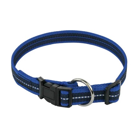 Collier Difac Reflec Gomme Fermeture Rapide - Bleu