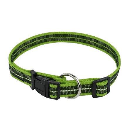 Collier Difac Reflec Gomme Fermeture Rapide - Vert