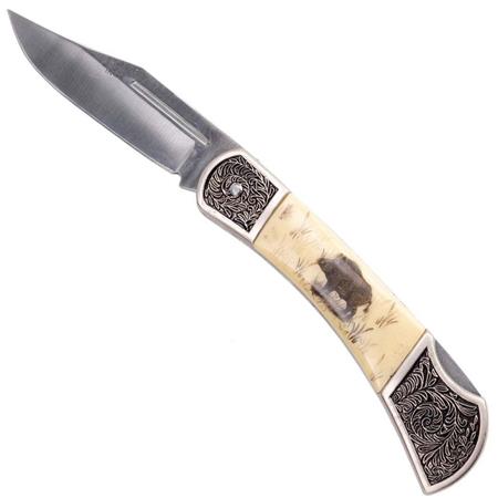 Coltello Decorato Cinghiale O Cervo Januel