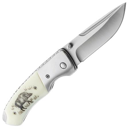 Coltello Martinez Albainox Après Chasse Ottone Lucidato