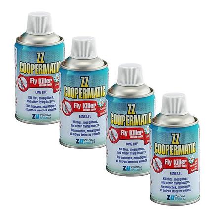 Confezione Aerosol Insetticida Zelnova Per Coopermatic - Pacchetto Di 4