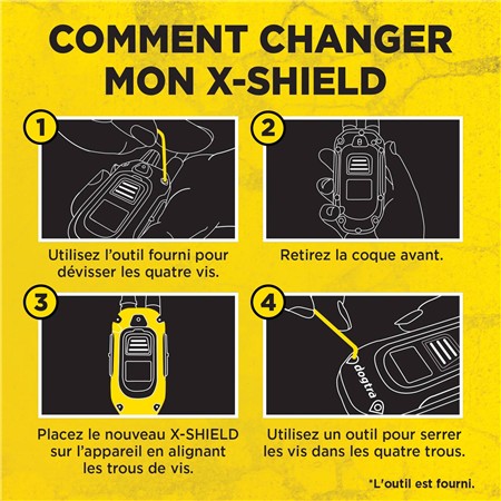 COQUE DOGTRA X-SHIELD POUR SÉRIE DOGTRA X