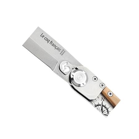 CUCHILLO DE BOLSILLO LE COQ FRANÇAIS NAUTIC MADERA DE OLIVO