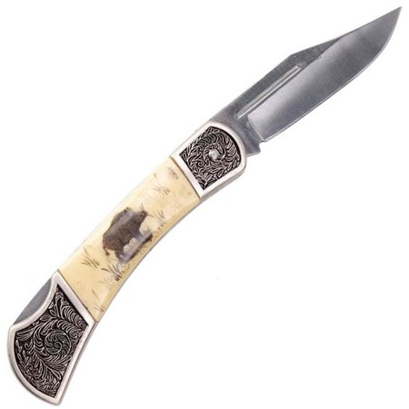 Cuchillo Januel Decorado Jabalí O Ciervo